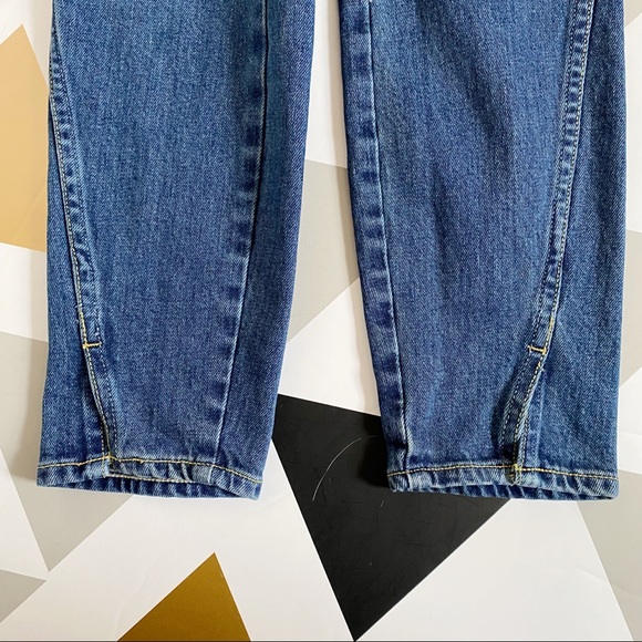 AMO Twist Slim Fit Split Cuff Jeans in Dark Vintage 24 - Picture 3 of 10